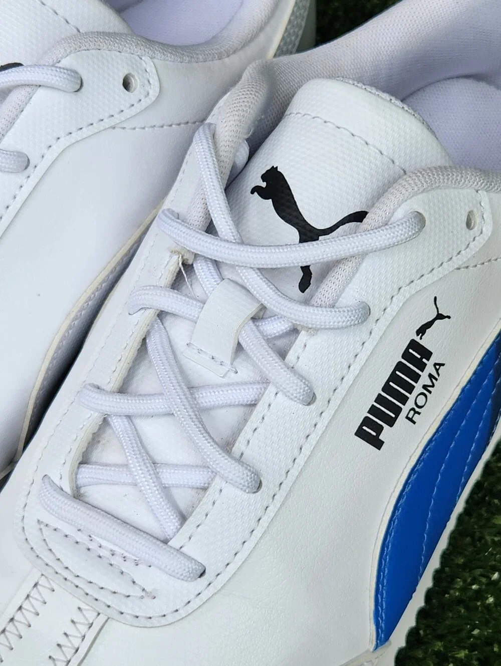 Puma BMW Motorsport Roma Big Boys Size 7 Athletic-Casual Leather Sneakers Shoes